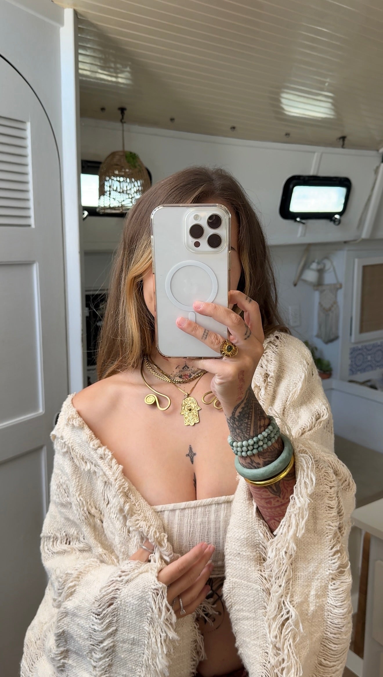 Hamsa • Intuitively Chosen Brass Pendant