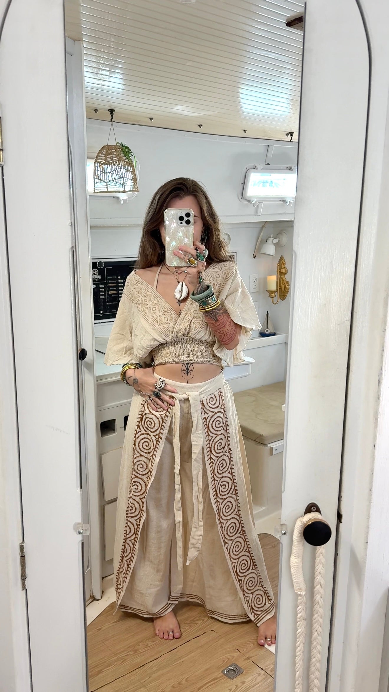 Sand Coil • Sacred Wear Wrap Pants