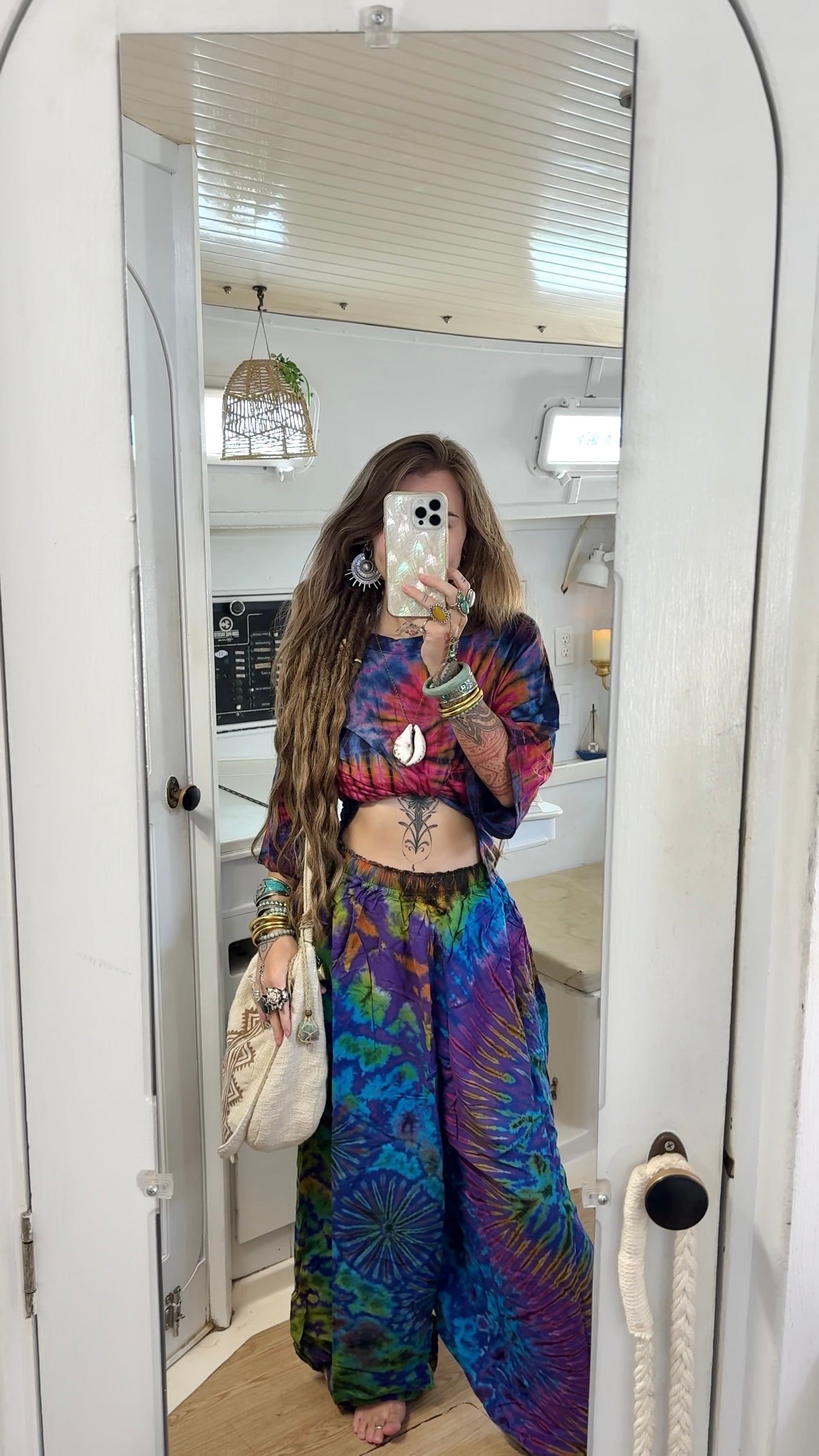 Purple Nova• Tie dye pants