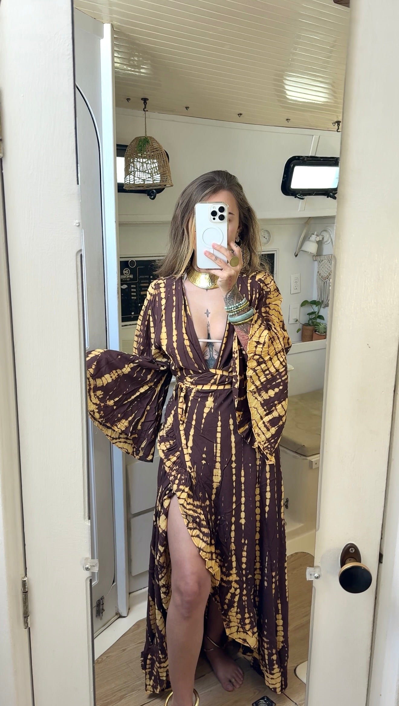 Grounded • Wrap Dress/Robe