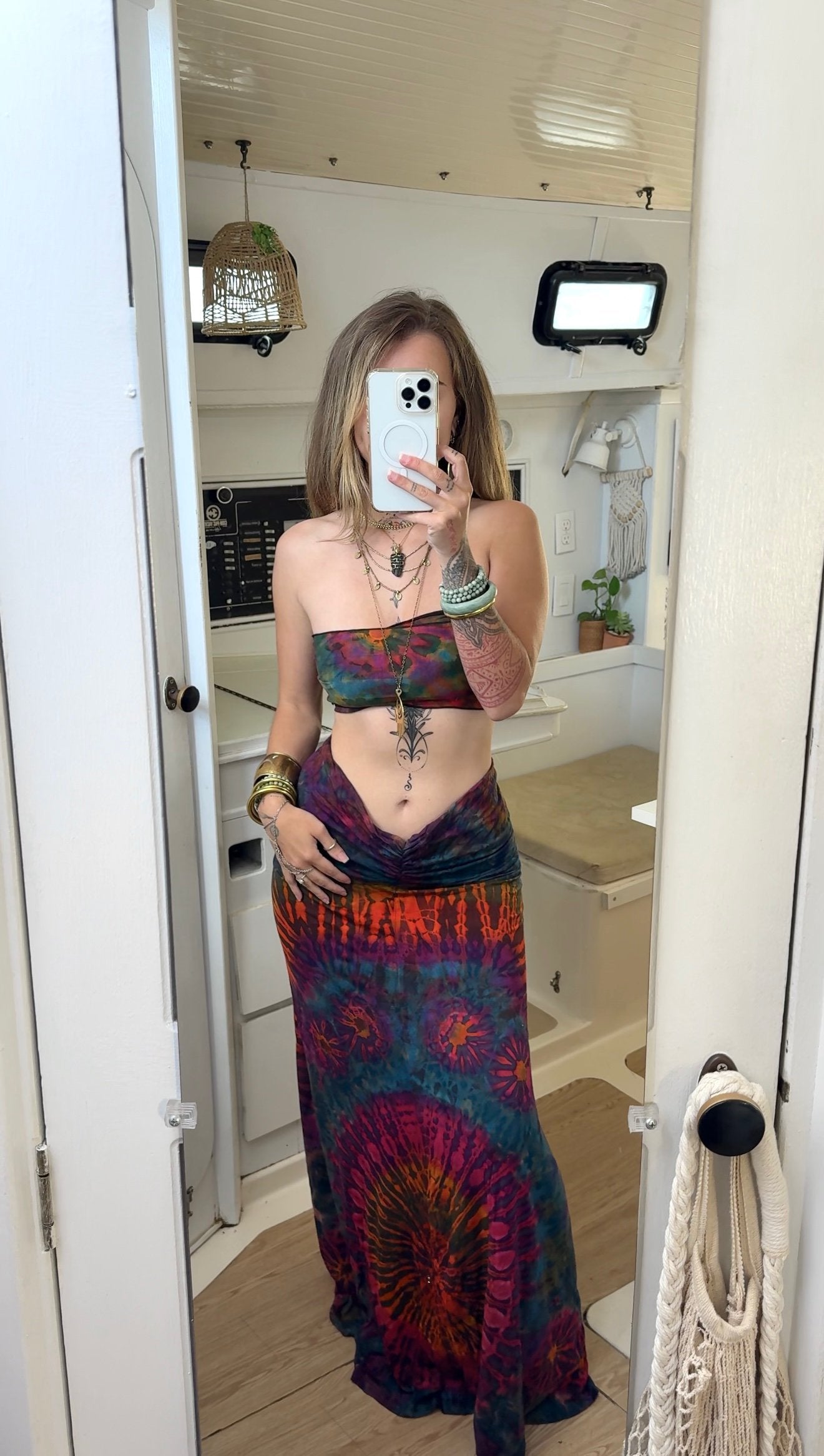 Aura • Tiedye Maxi Skirt