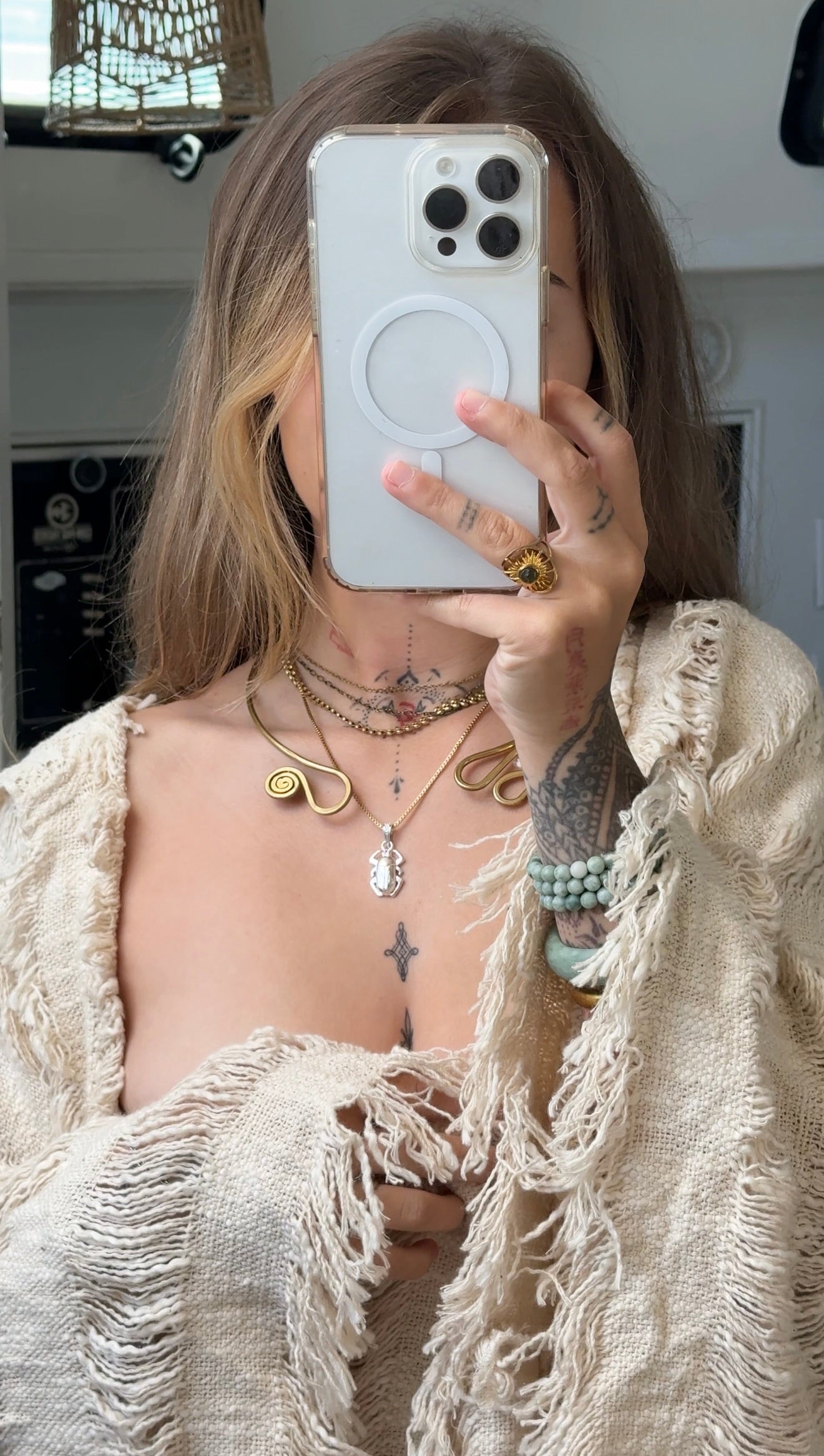 Light Path • Brass Neckpiece