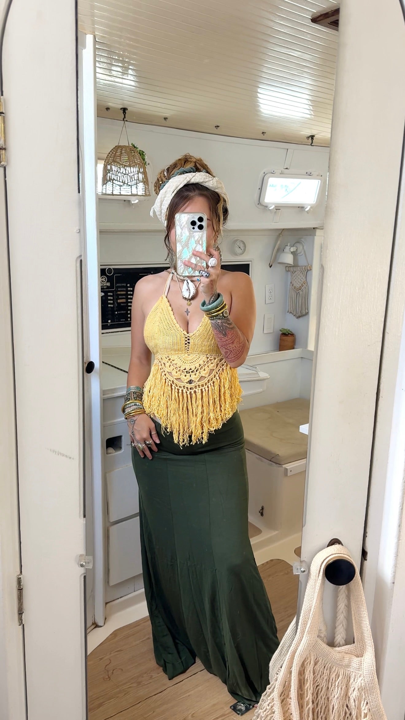 Sol • Crochet Tassel Top