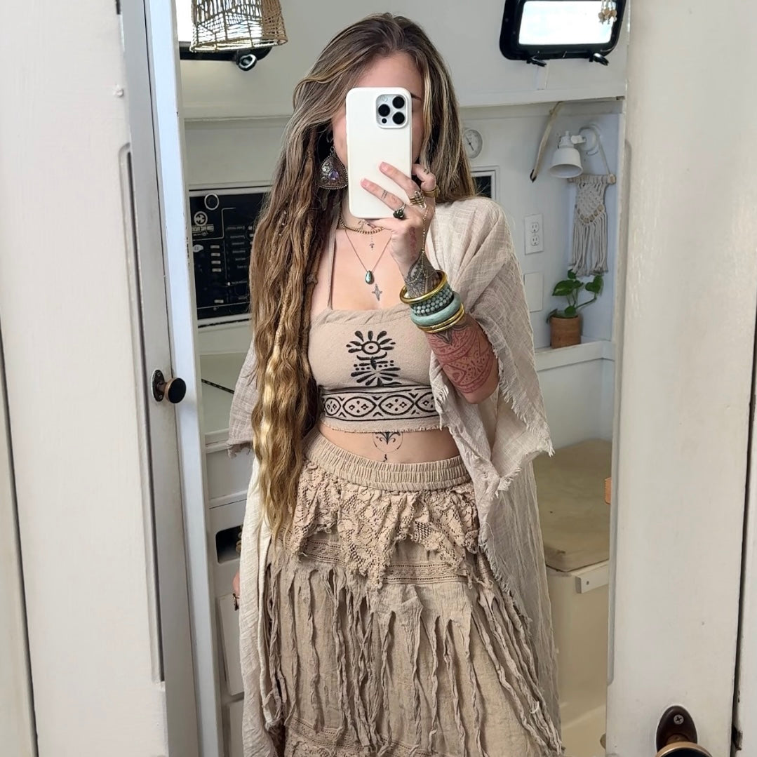 Fairy string • Sacred Wear Fringe Skirt
