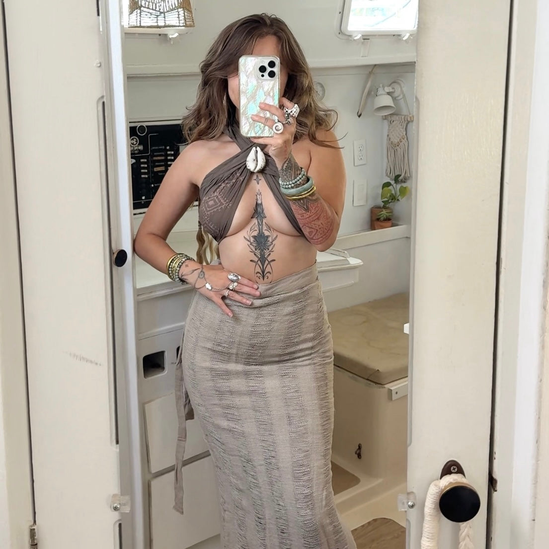 Bait House • Sacred Wear Wrap Top