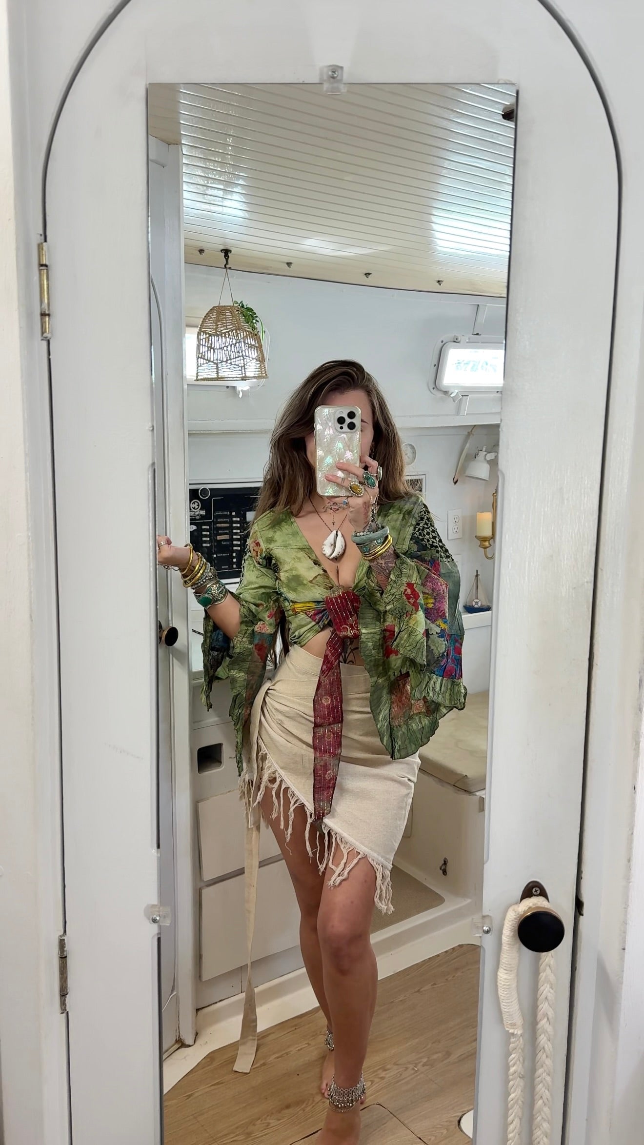 Lilly Pad • Bell sleeve Top