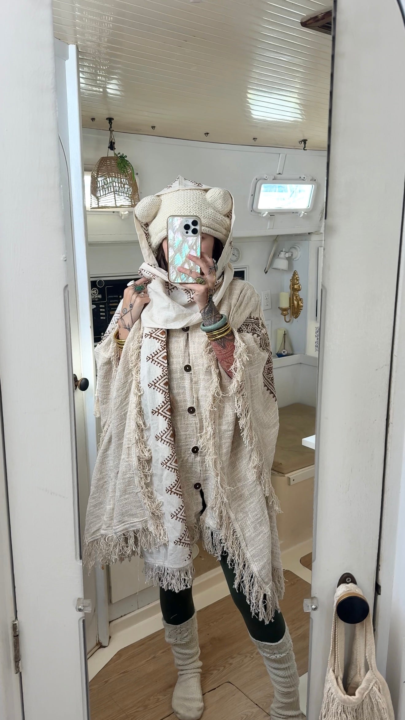 Bait House • Sacred Wear Wrap Top Cream