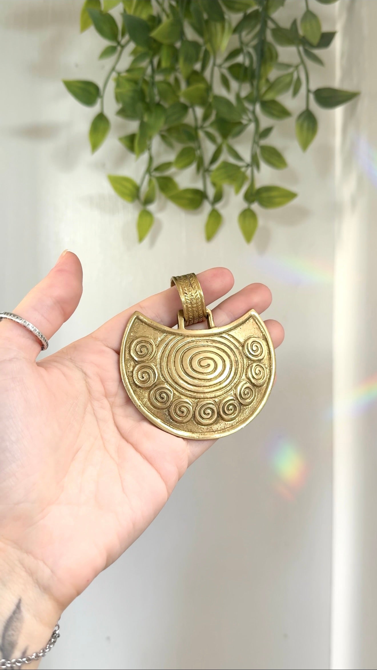 Riches • Brass Medallion
