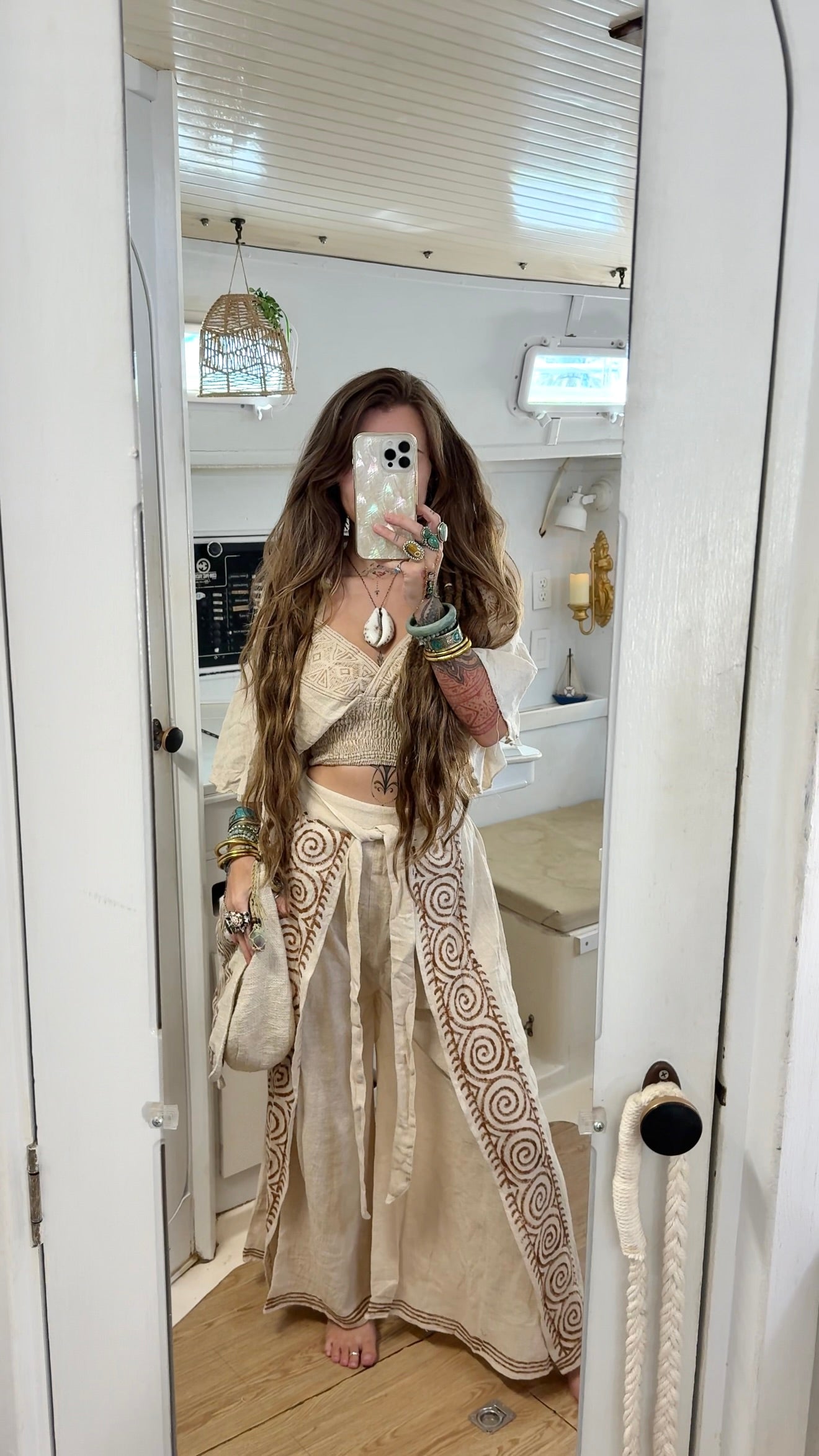 Sand Coil • Sacred Wear Wrap Pants