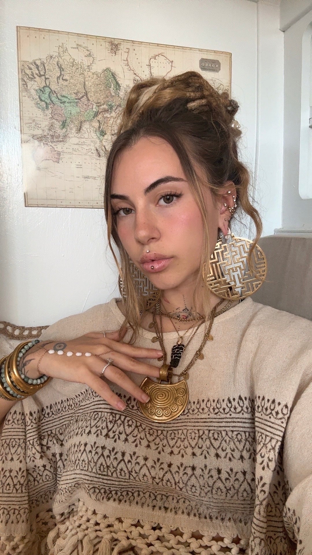 Riches • Brass Medallion