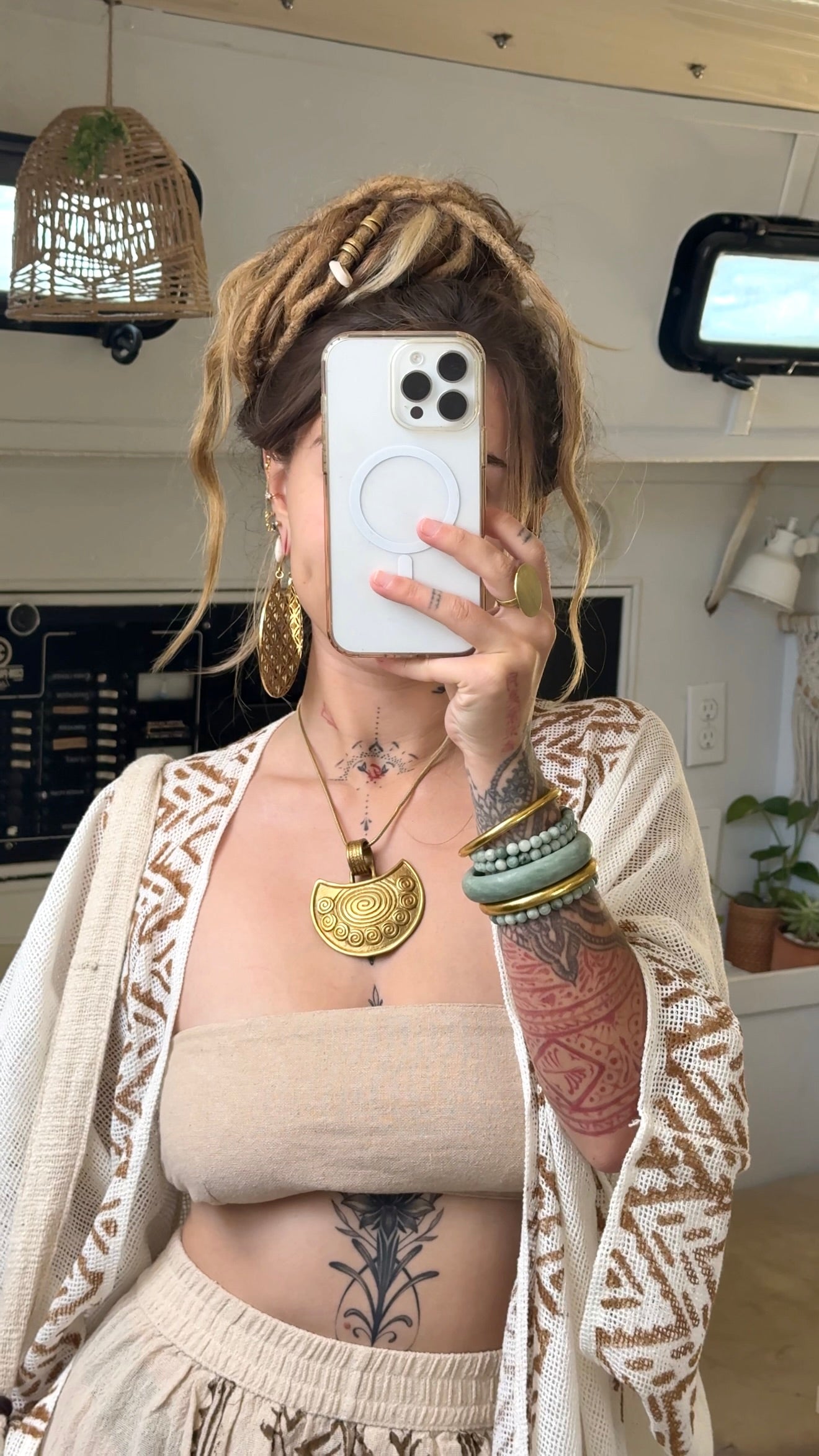 Riches • Brass Medallion
