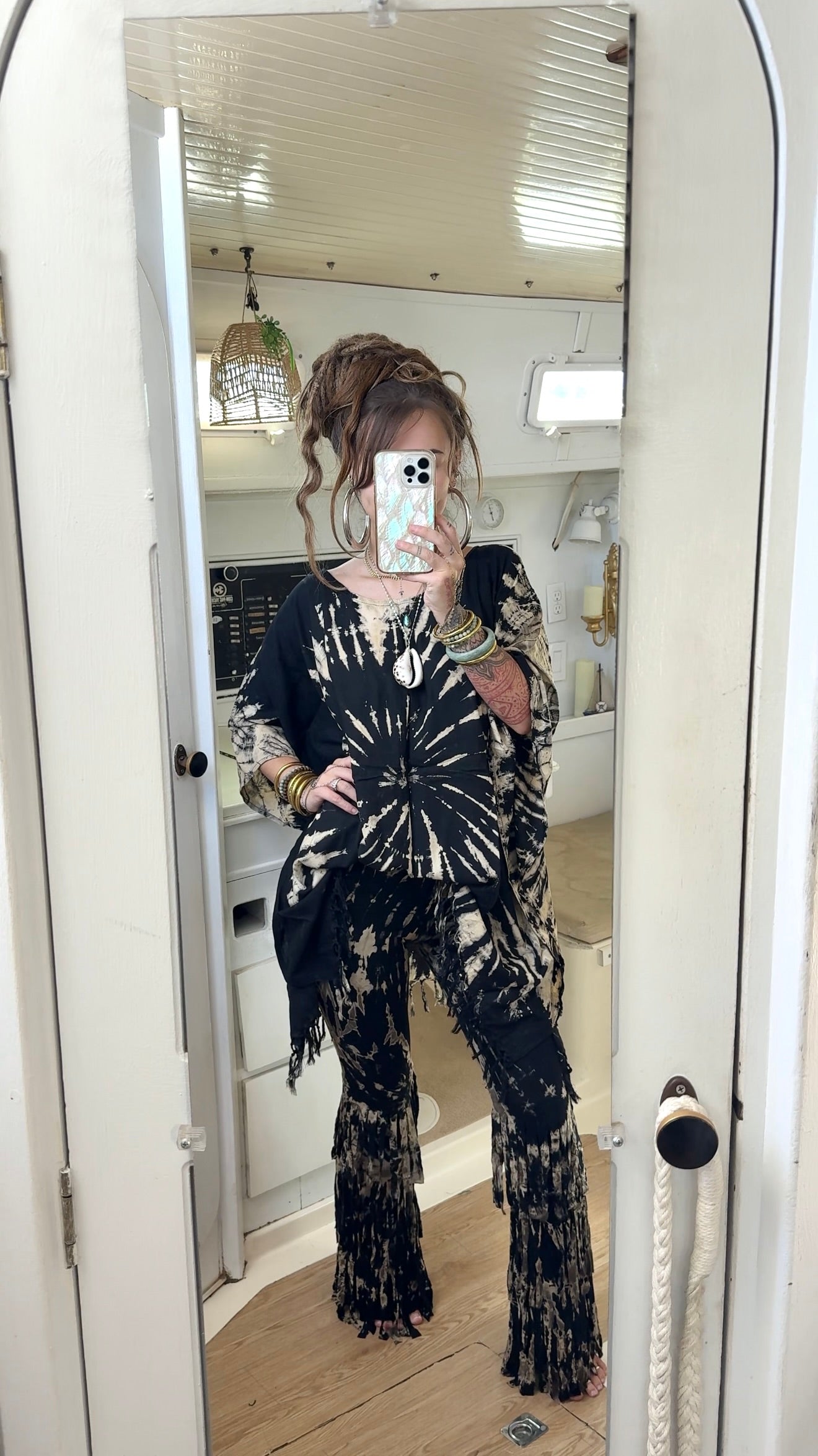 Boho Mama • Bell Bottom Fringe Pants