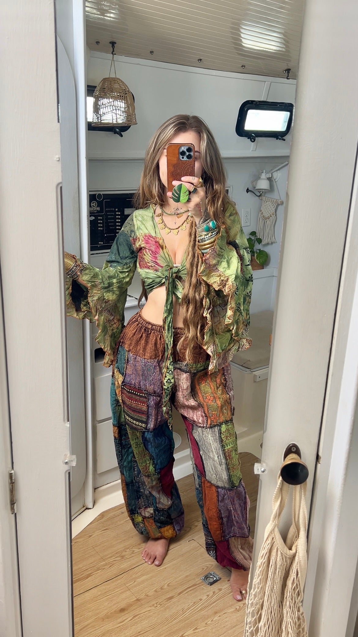 Lilly Pad • Bell sleeve Top