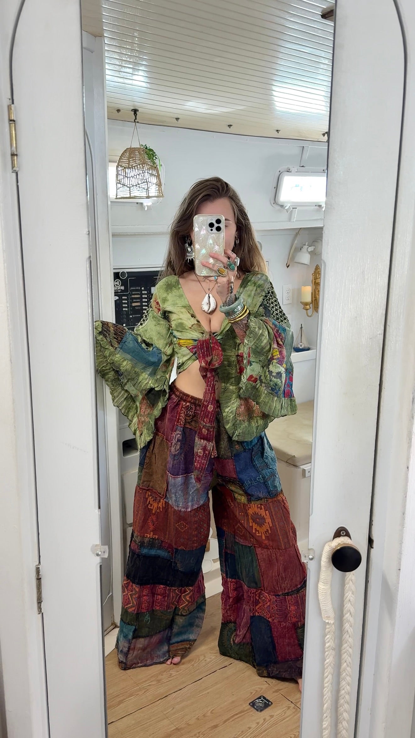 Lilly Pad • Bell sleeve Top