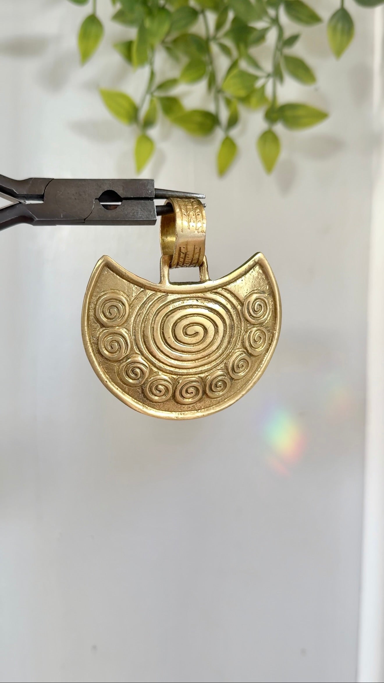 Riches • Brass Medallion
