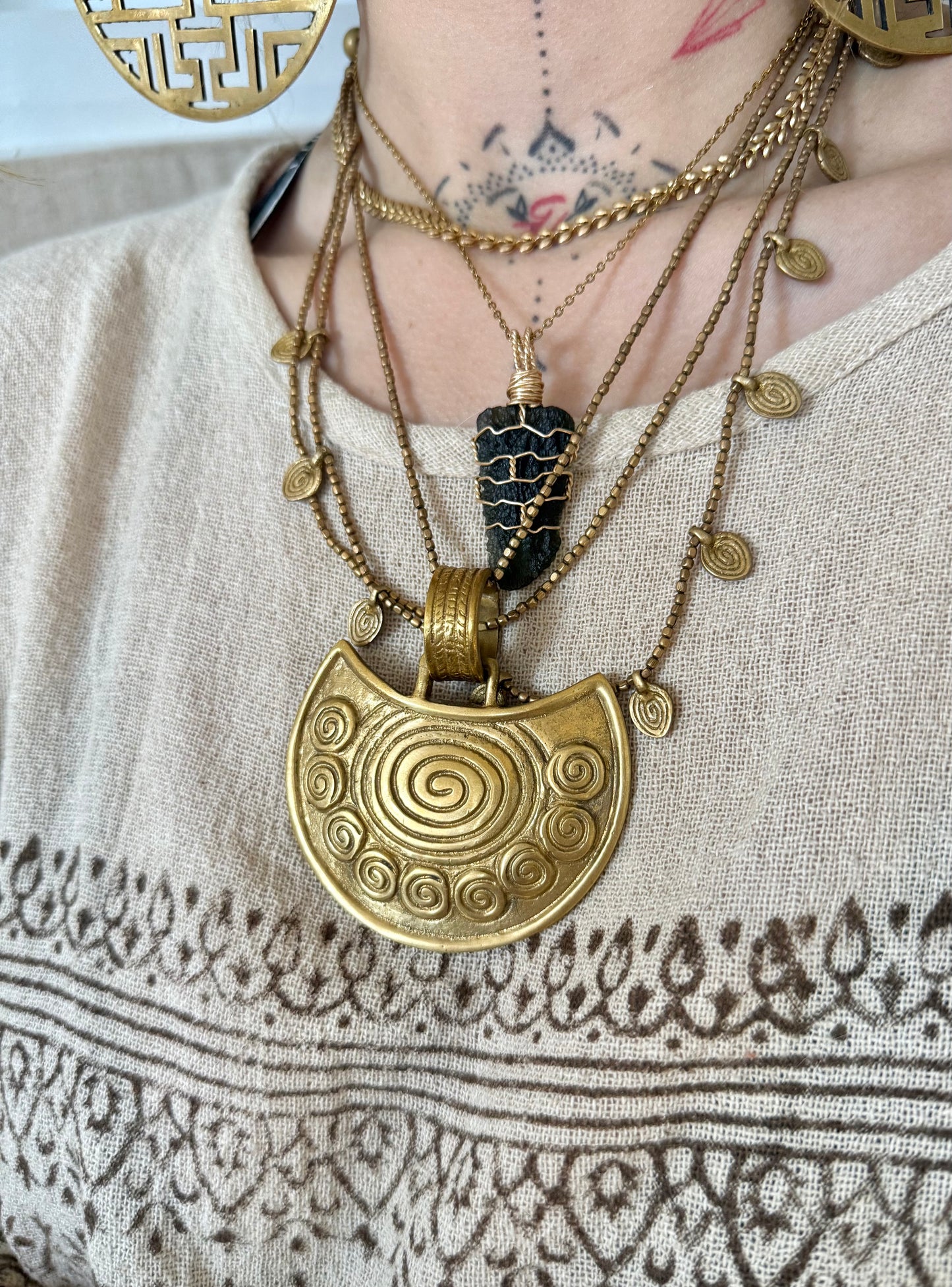 Riches • Brass Medallion