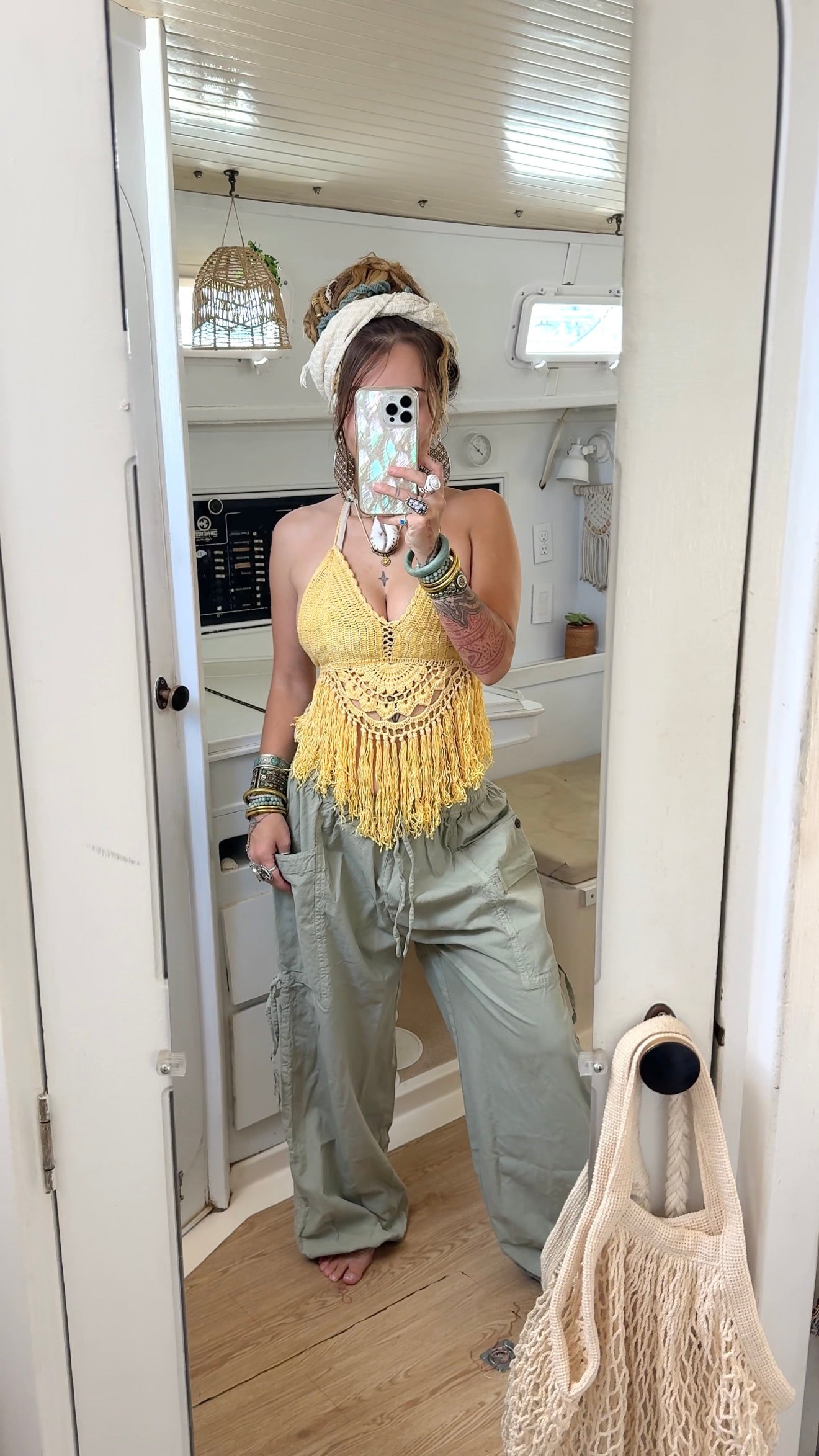 Sol • Crochet Tassel Top
