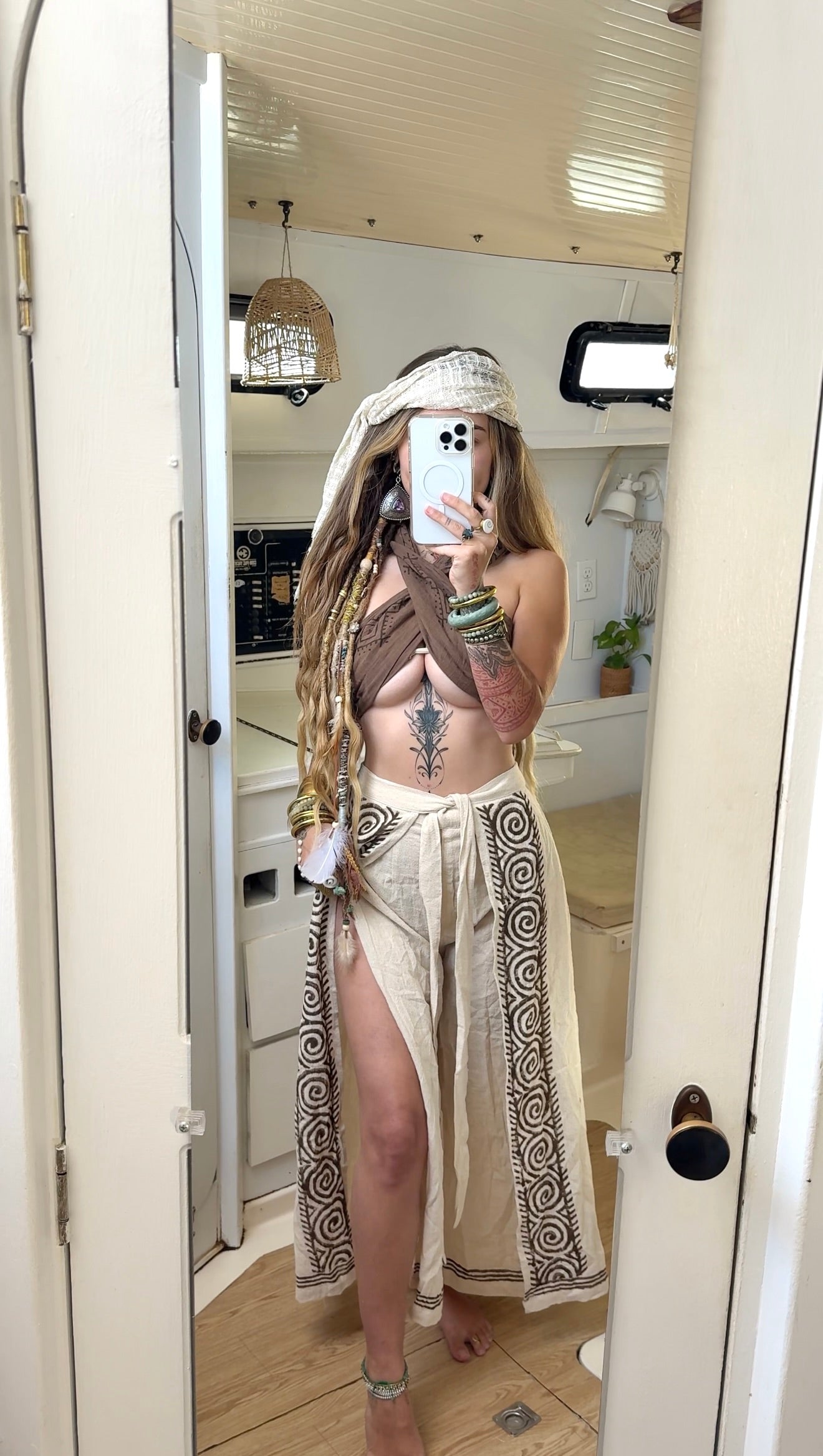 Sand Coil • Sacred Wear Wrap Pants