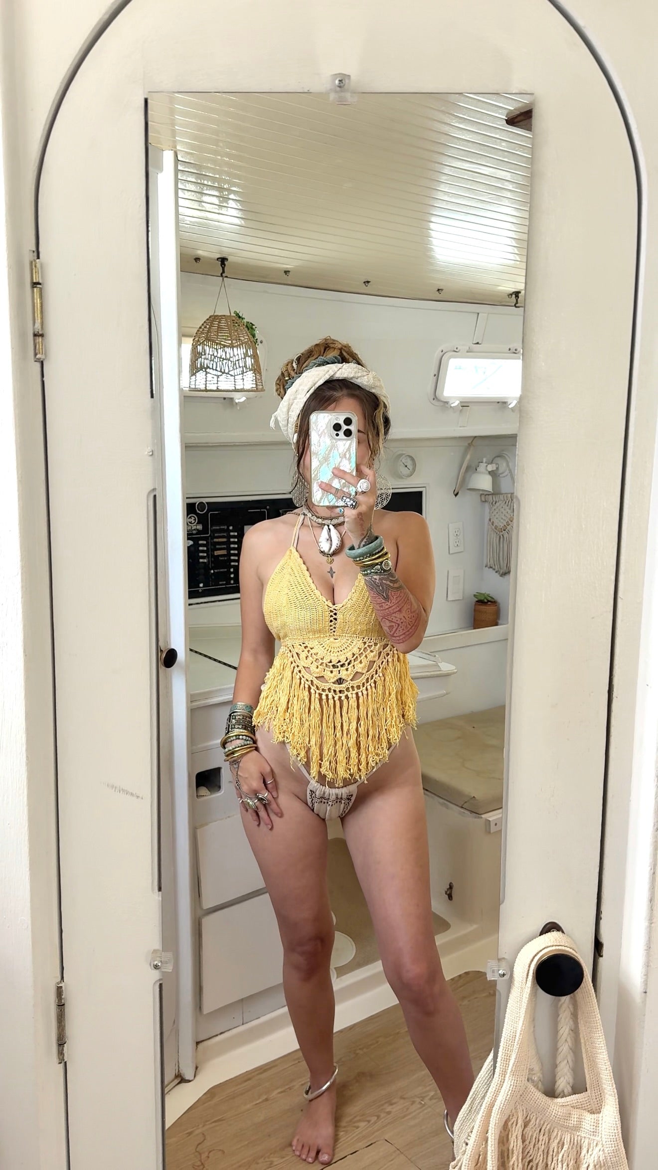 Sol • Crochet Tassel Top