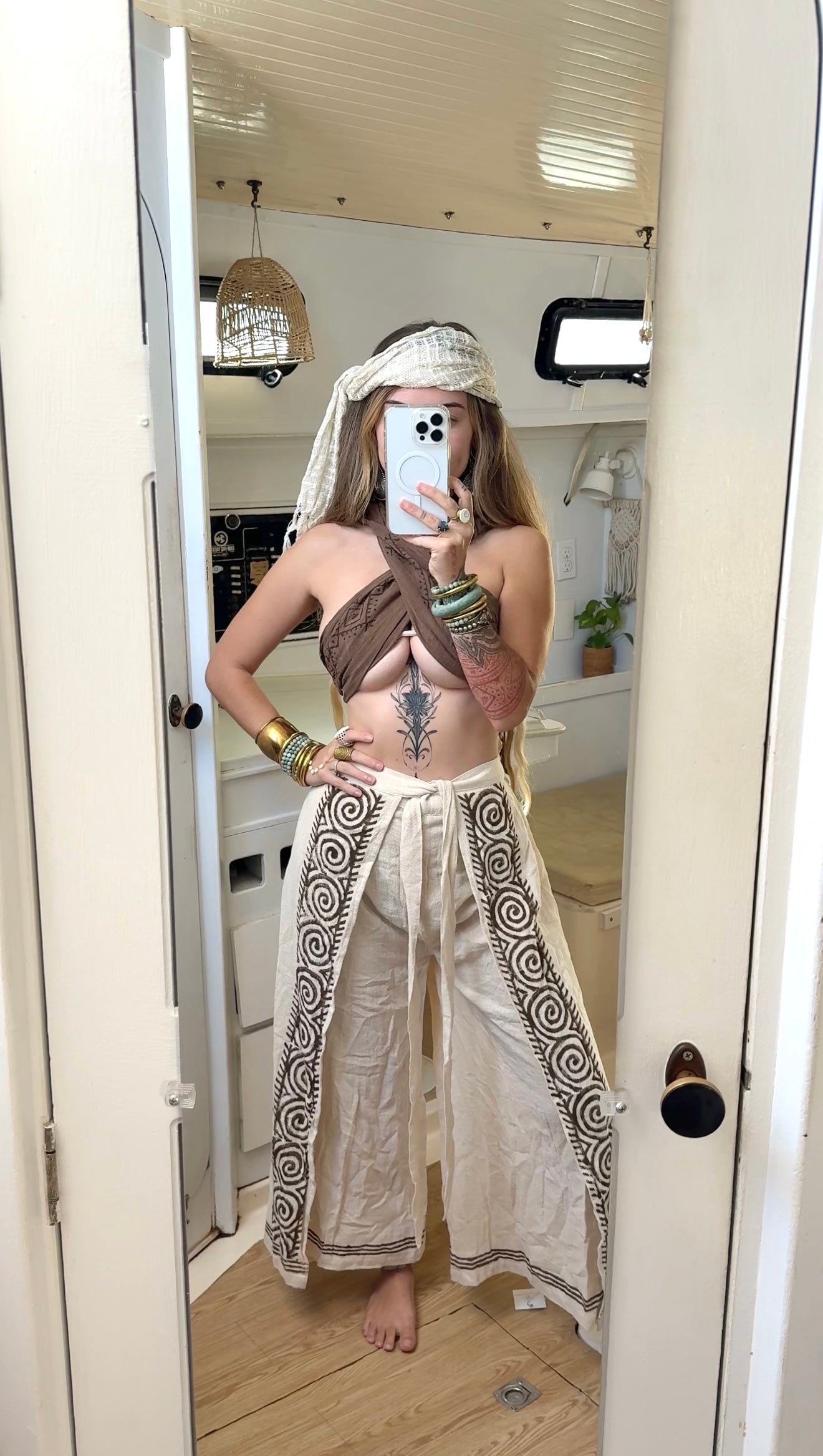 Sand Coil • Sacred Wear Wrap Pants