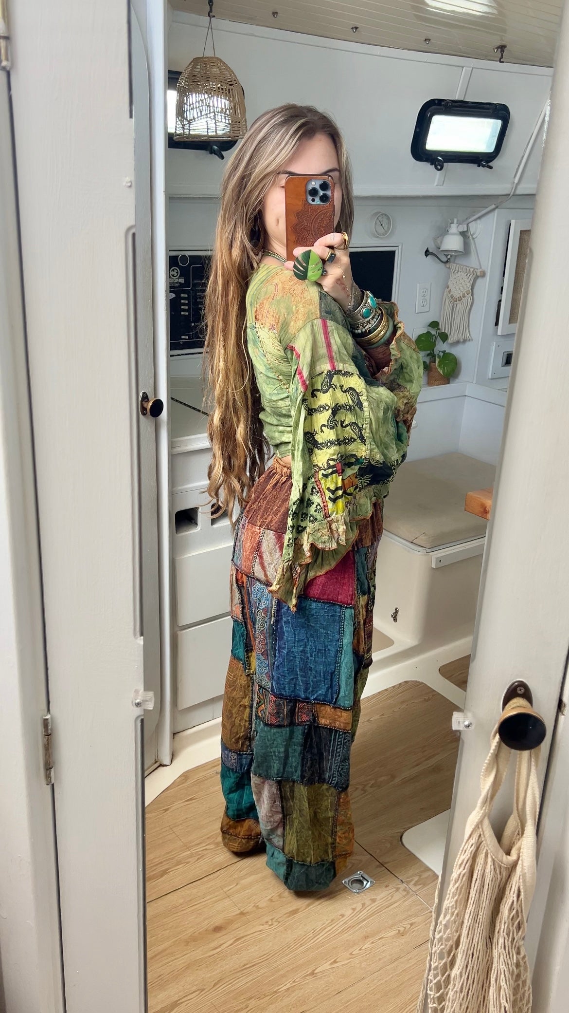 Lilly Pad • Bell sleeve Top