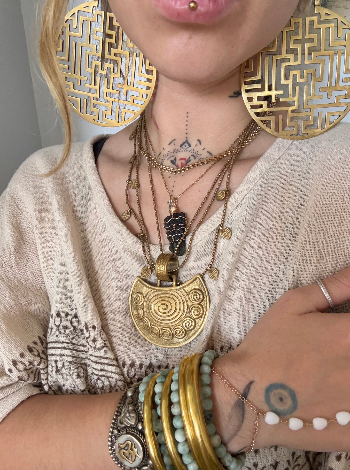 Riches • Brass Medallion