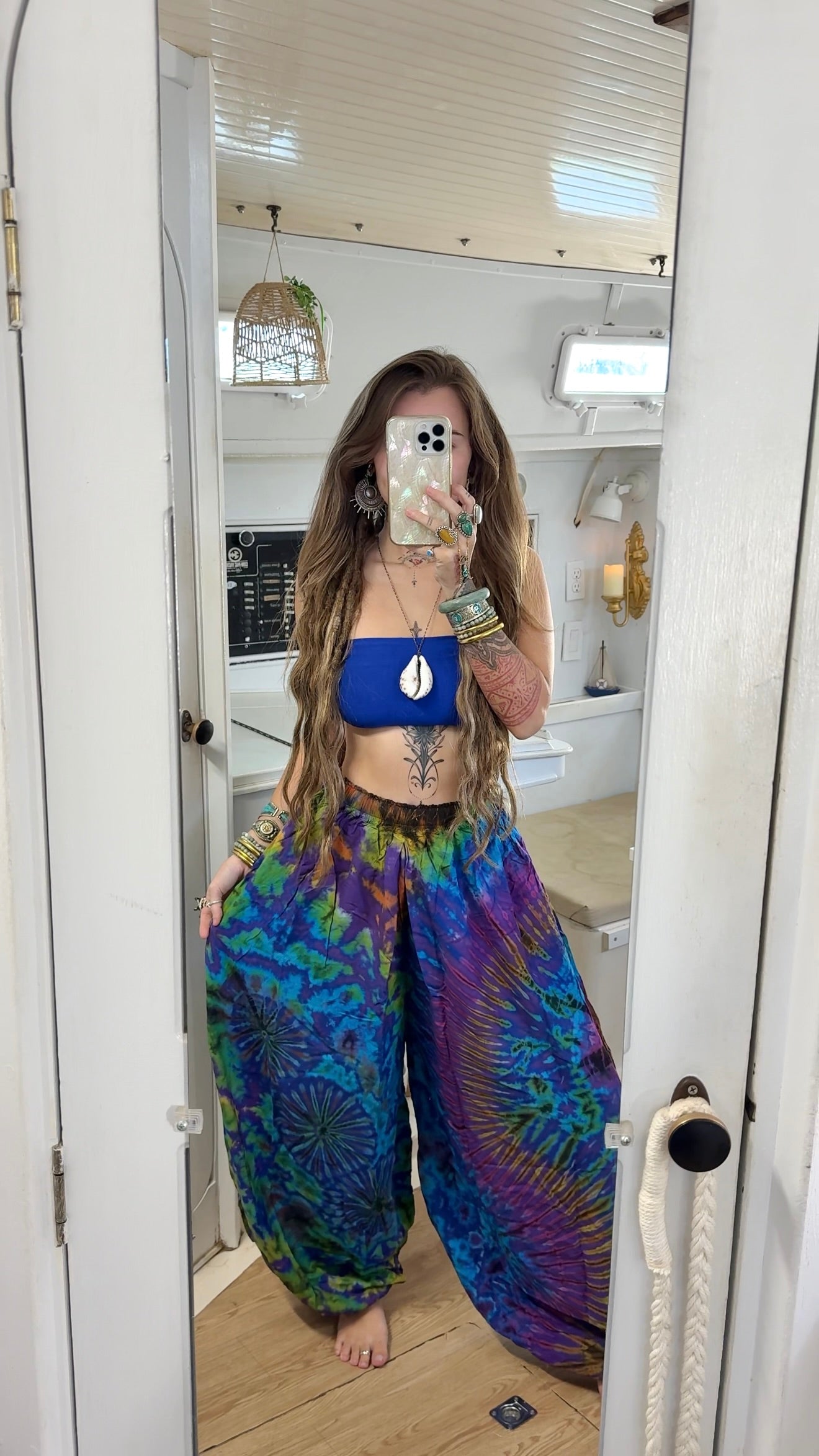 Purple Nova• Tie dye pants