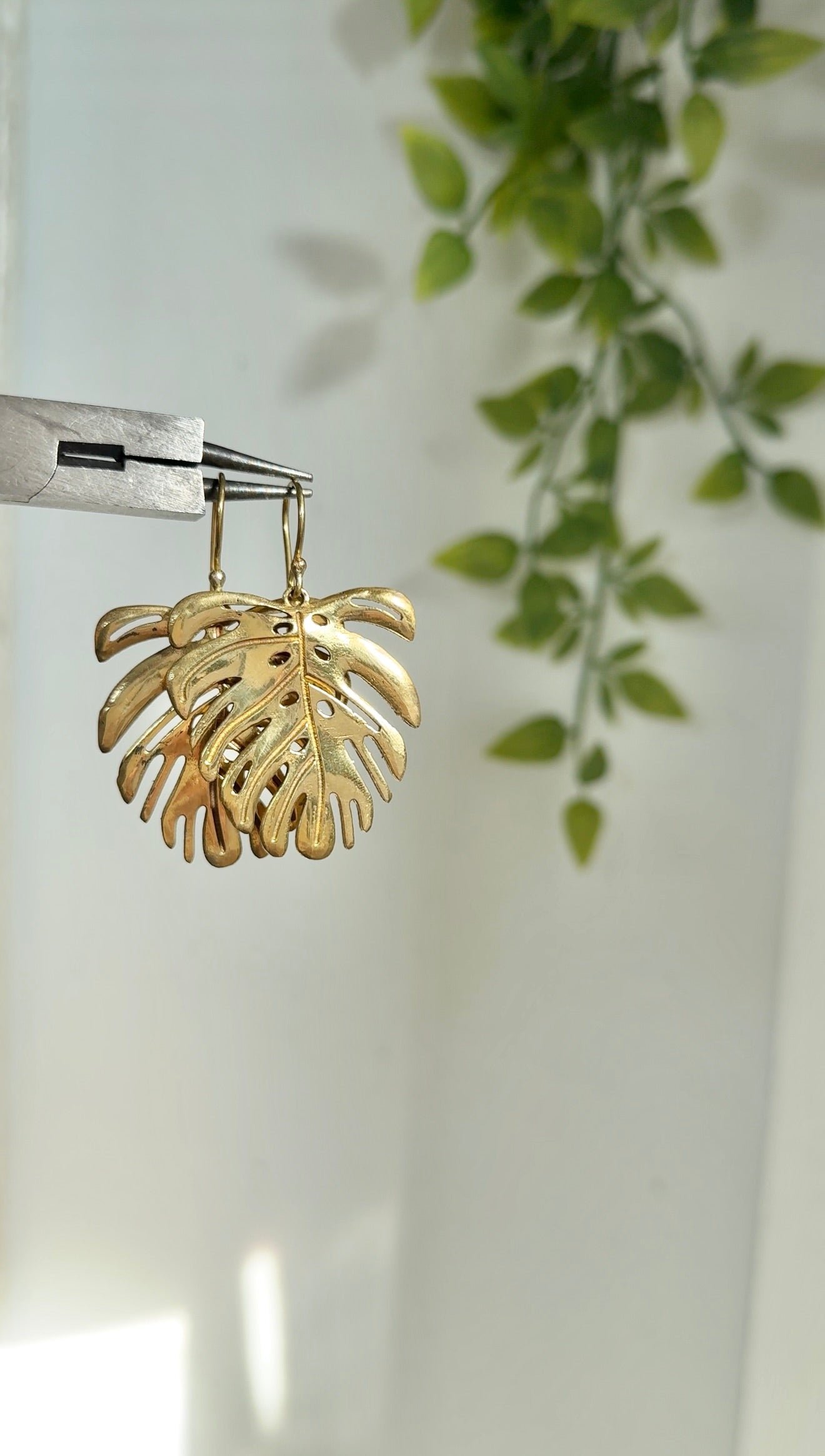 Monstera • Drop Earrings