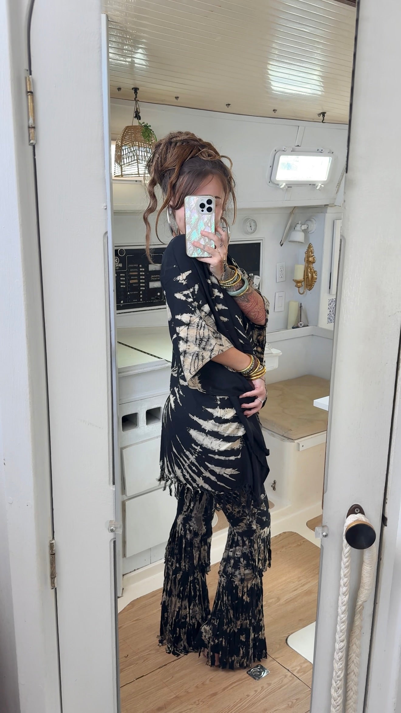 Boho Mama • Bell Bottom Fringe Pants