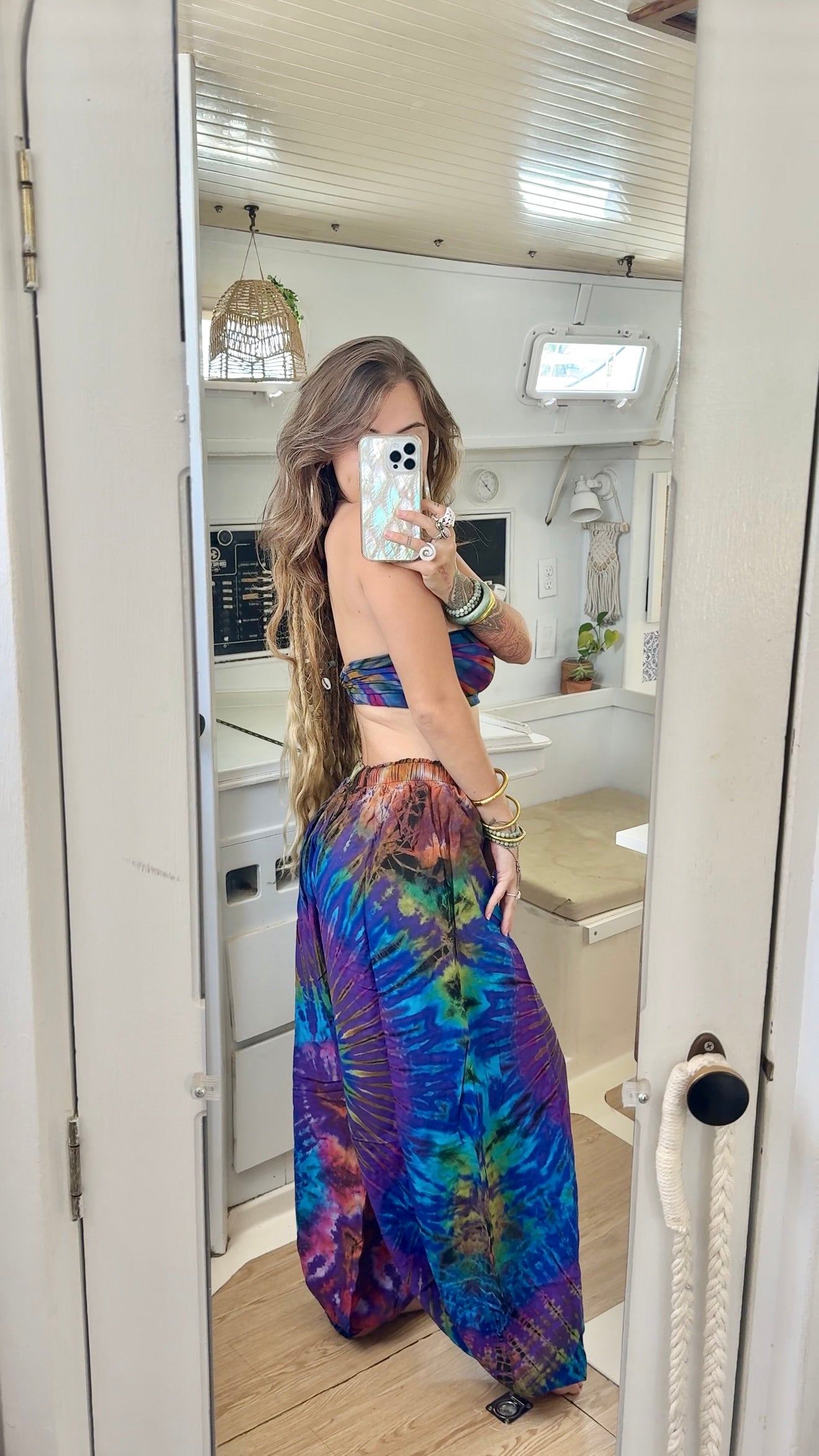 Purple Nova• Tie dye pants