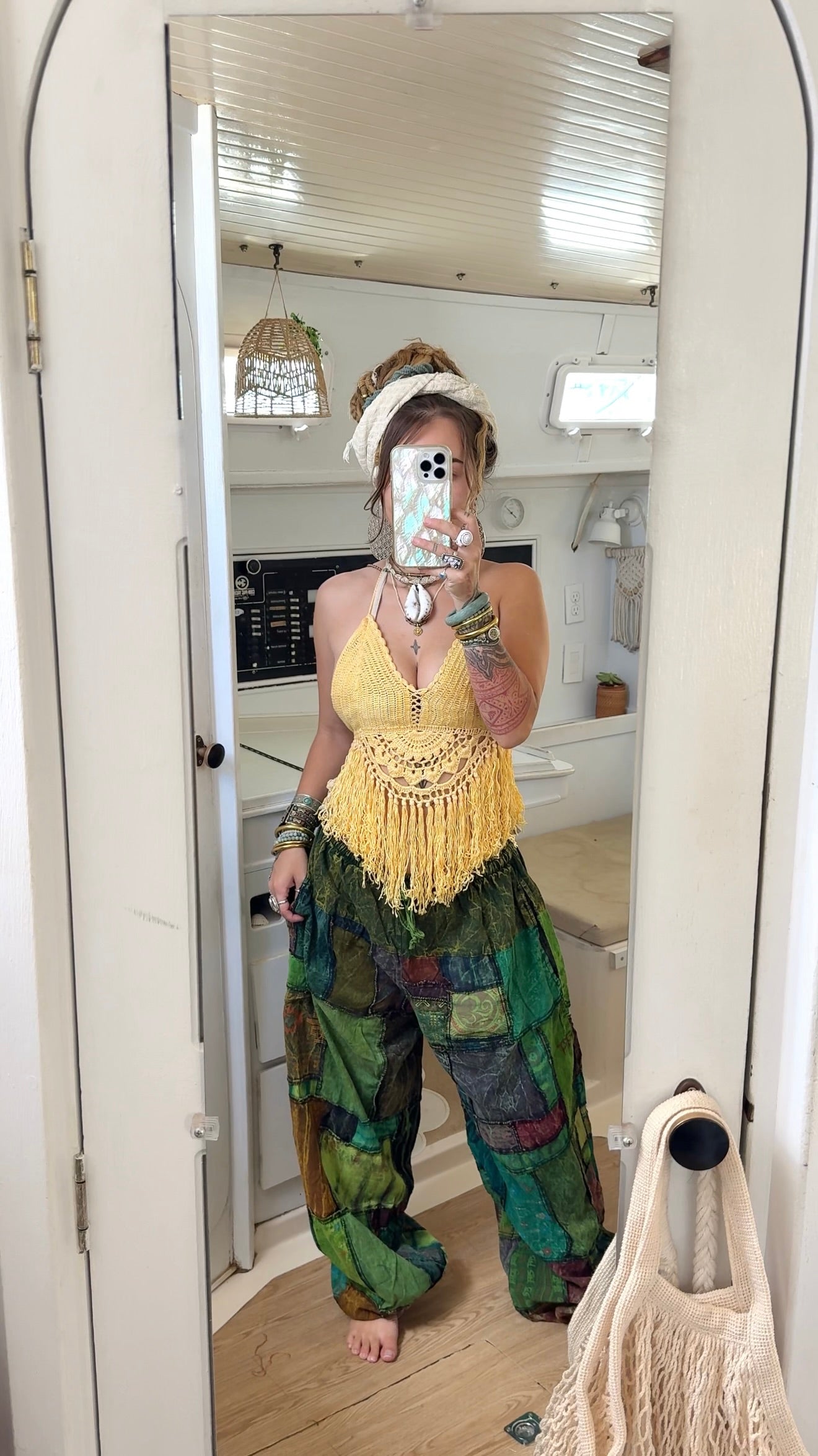 Sol • Crochet Tassel Top