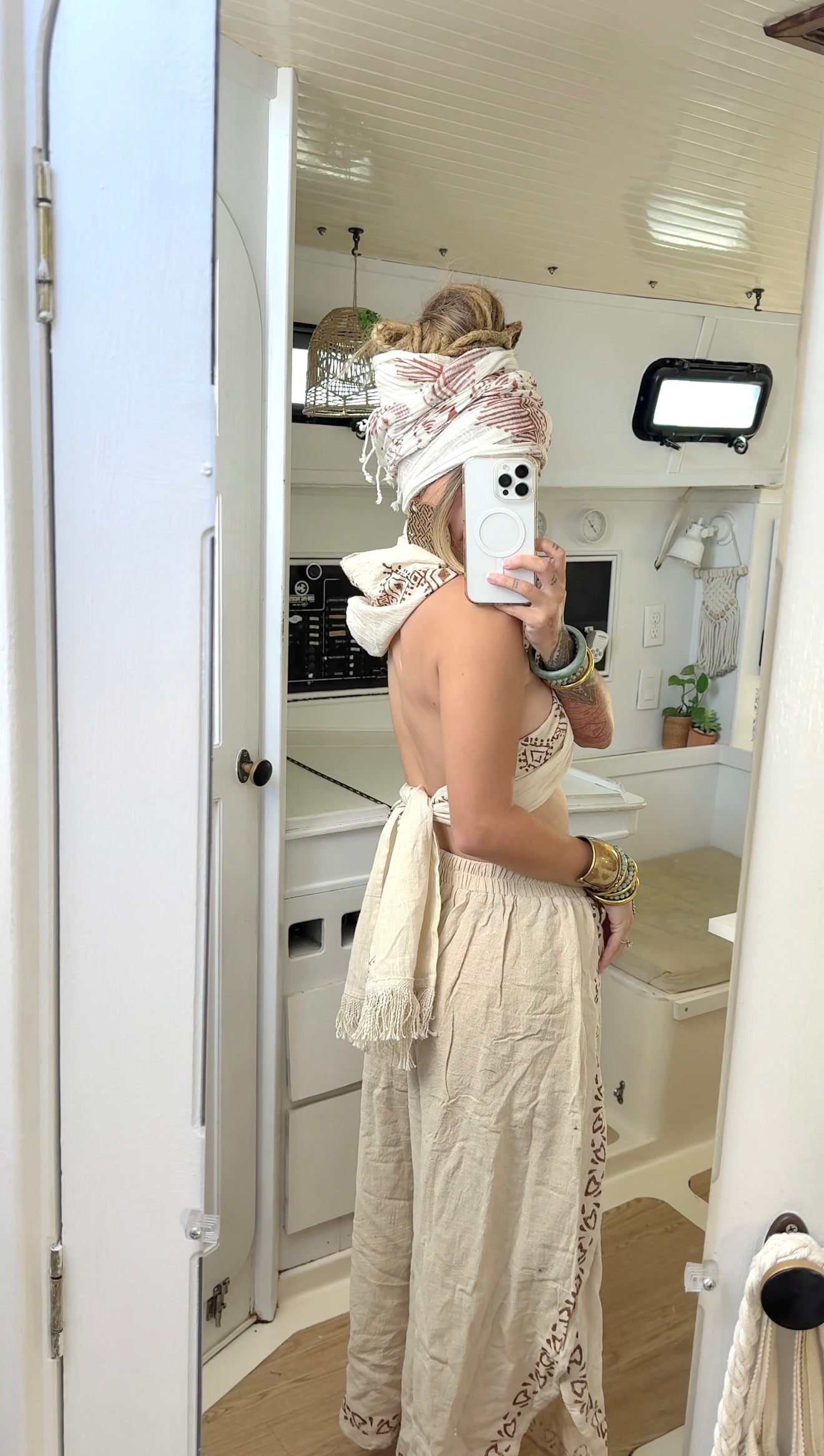 Bait House • Sacred Wear Wrap Top Cream