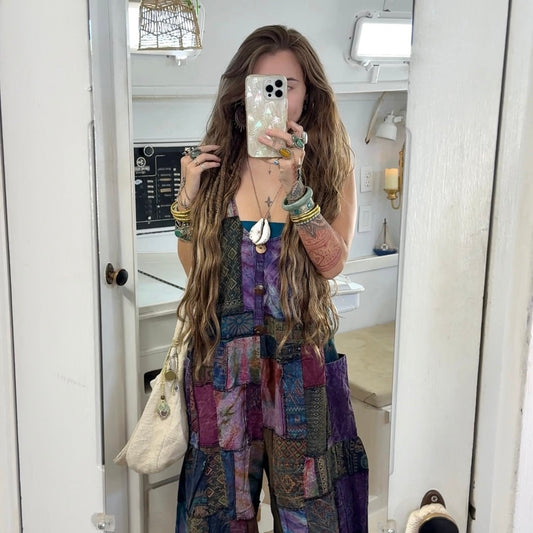 Jellyfish • Patchwork Overalls