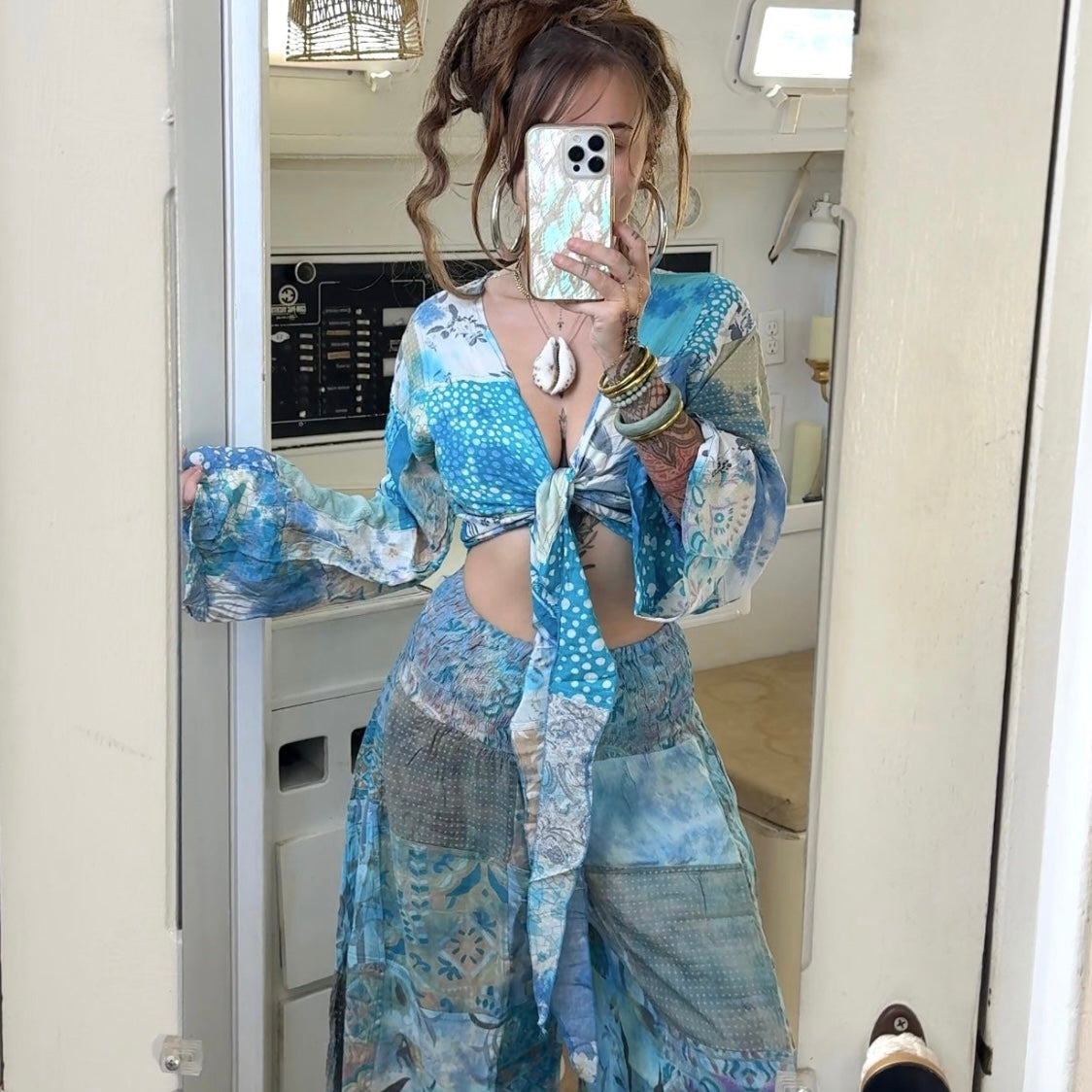 Ocean View • Bell Bottom Pants