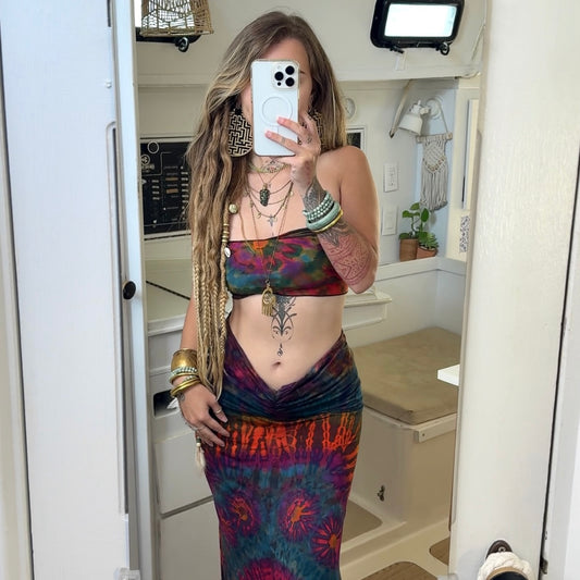 Aura • Tiedye Maxi Skirt
