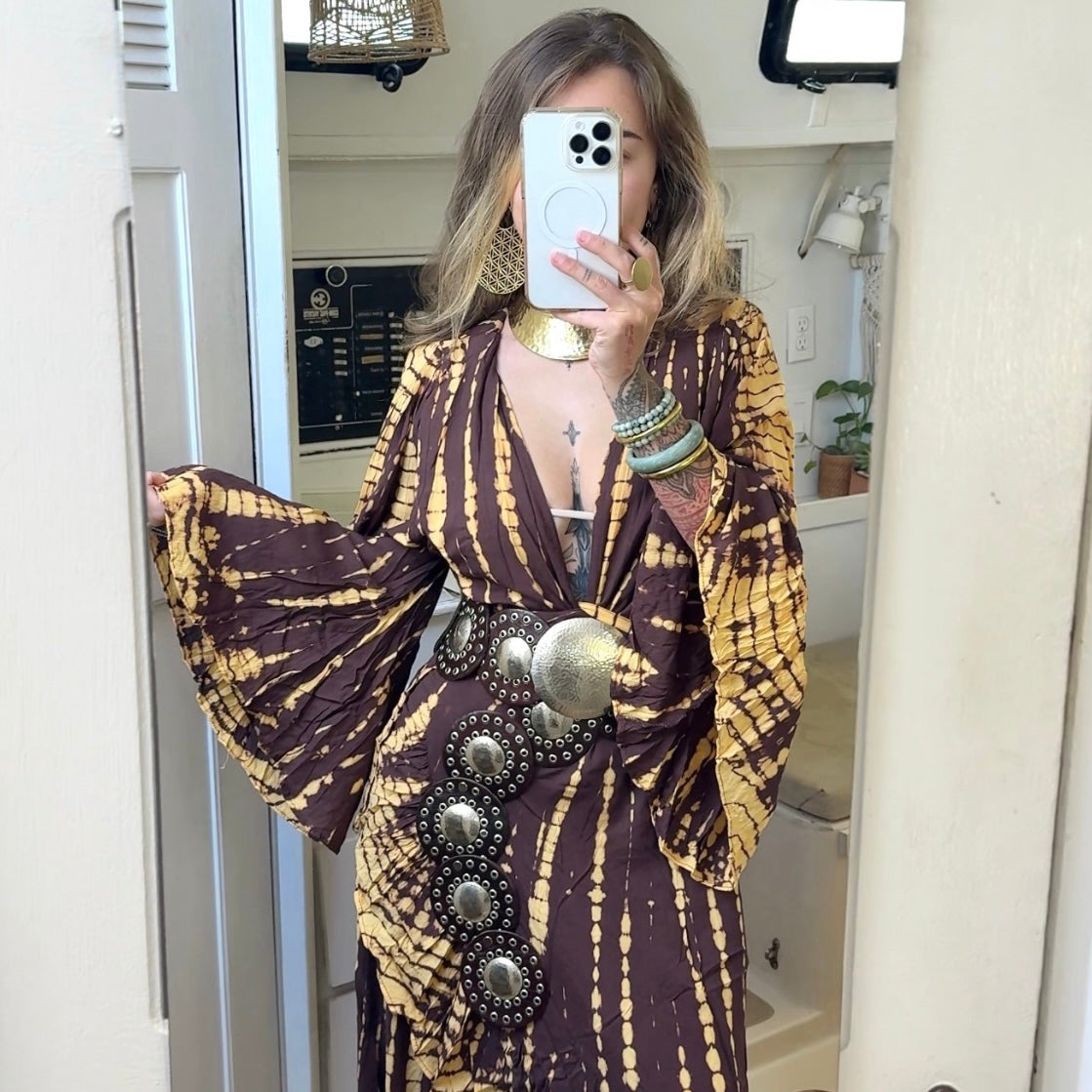 Grounded • Wrap Dress/Robe