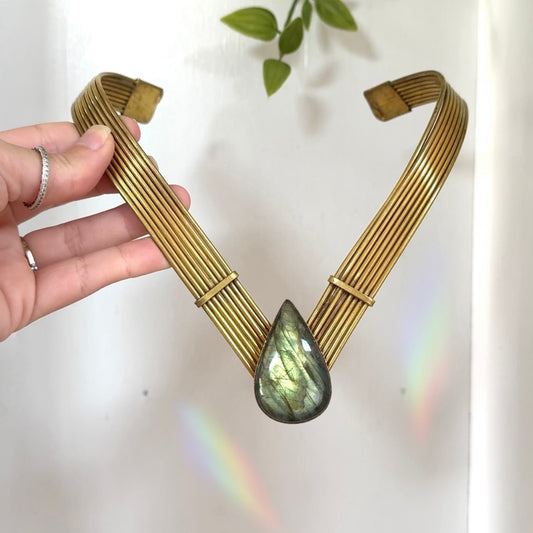 Portal • Brass Neckpiece