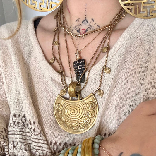 Riches • Brass Medallion