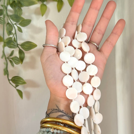 Mother of Pearl • Layering Necklace
